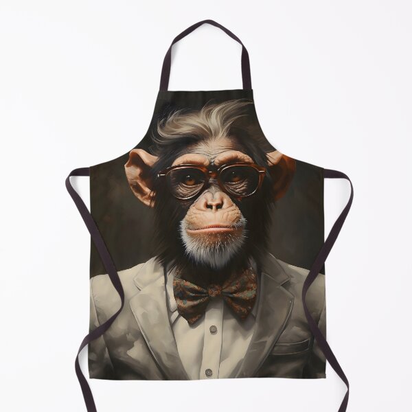 Item preview, Chimpanzee Portrait Art designed and sold by ConfettiSkyArt.