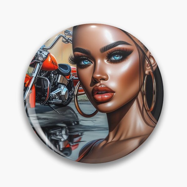 Item preview, tanned Harley Davidson  designed and sold by ikonicgallery.