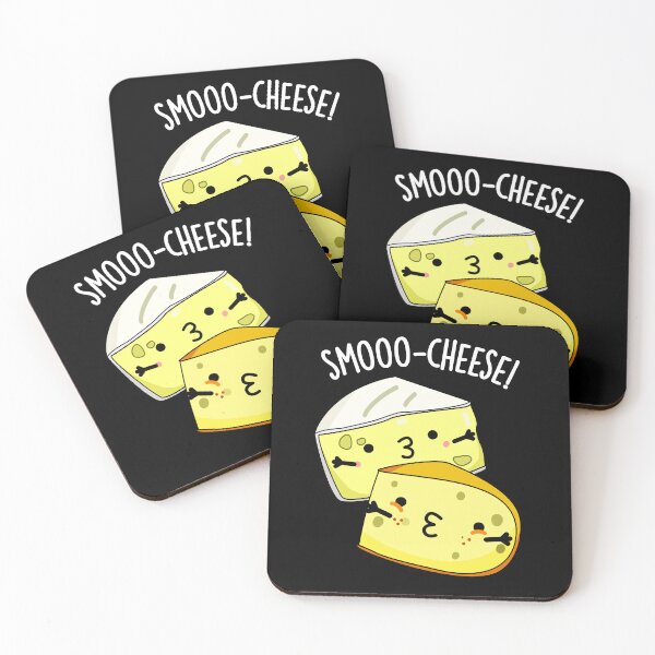 Item preview, Smoo-cheese Funny Cheese Pun (Dark BG) designed and sold by punnybone.
