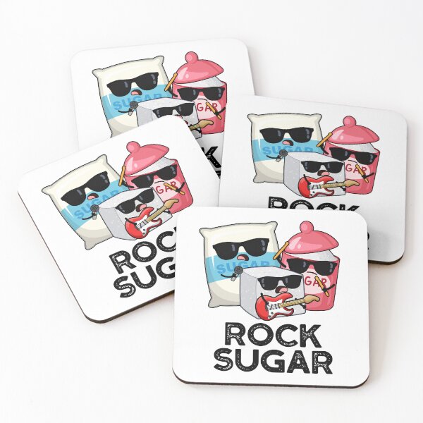 Item preview, Rock Sugar Funny Food Pun  designed and sold by punnybone.