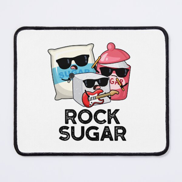 Item preview, Rock Sugar Funny Food Pun designed and sold by punnybone.