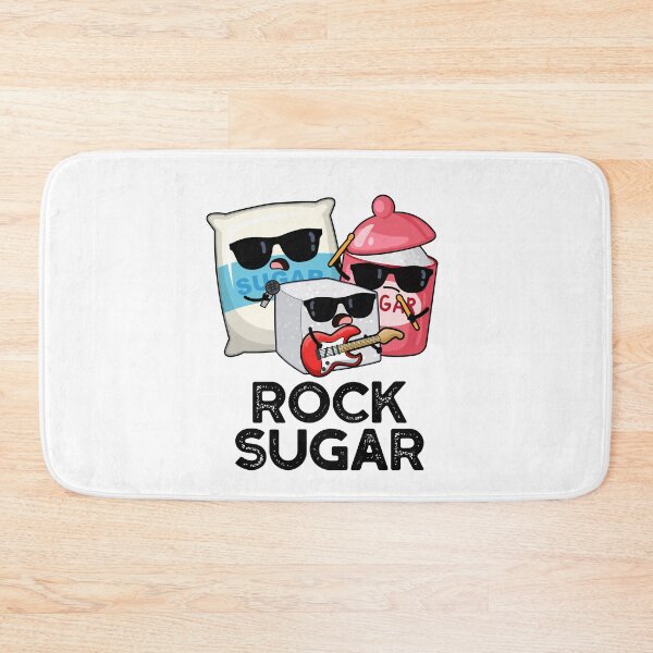 Item preview, Rock Sugar Funny Food Pun  designed and sold by punnybone.