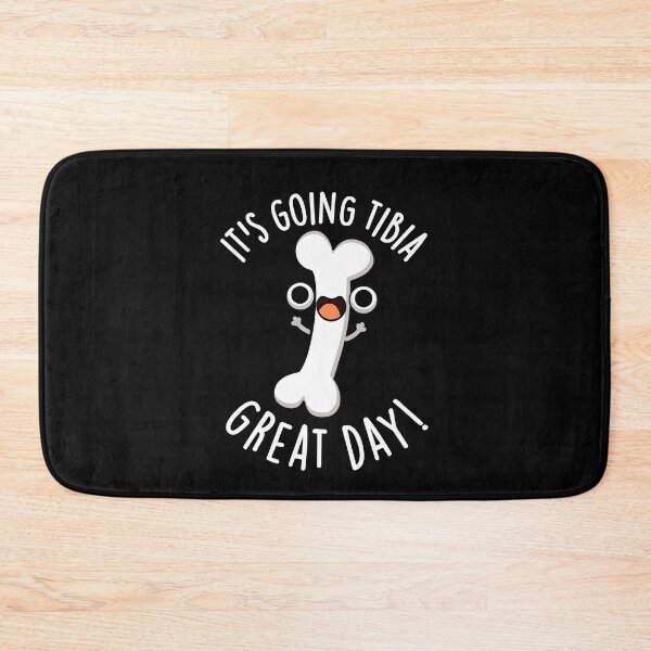 Item preview, It's Going Tibia Great Day Funny Bone Pun (Dark BG) designed and sold by punnybone.