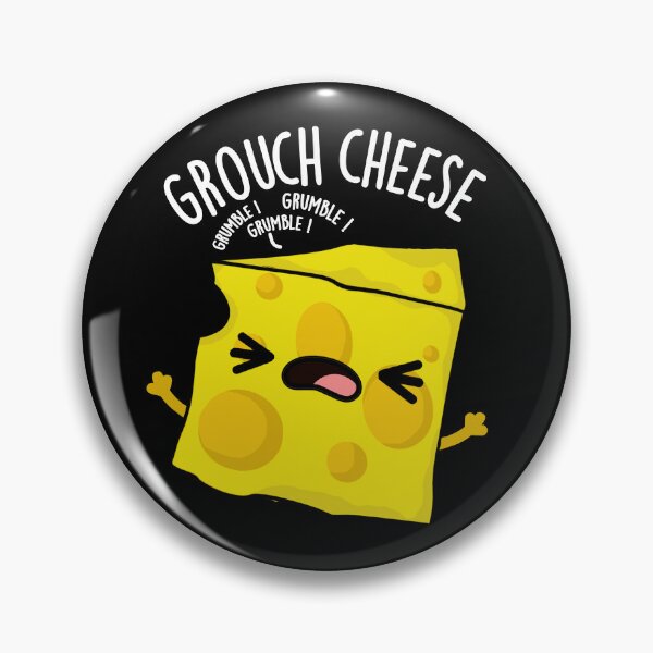 Item preview, Grou-cheese Funny Cheese Pun (Dark BG) designed and sold by punnybone.