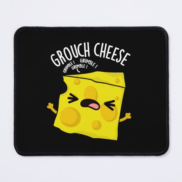 Item preview, Grou-cheese Funny Cheese Pun (Dark BG) designed and sold by punnybone.