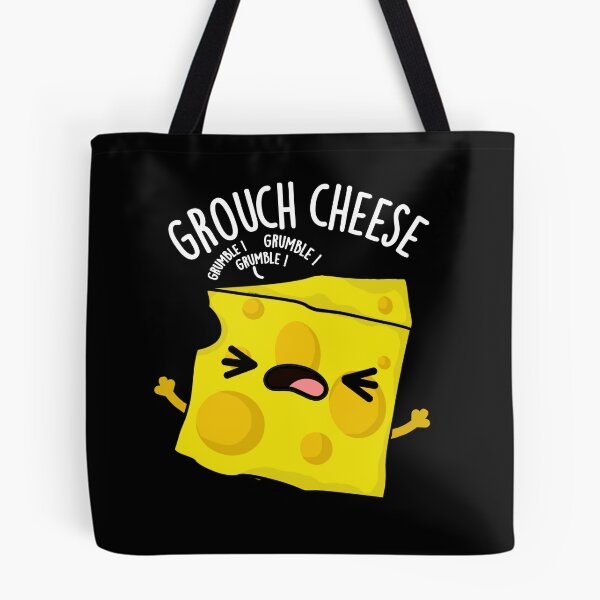 Item preview, Grou-cheese Funny Cheese Pun (Dark BG) designed and sold by punnybone.