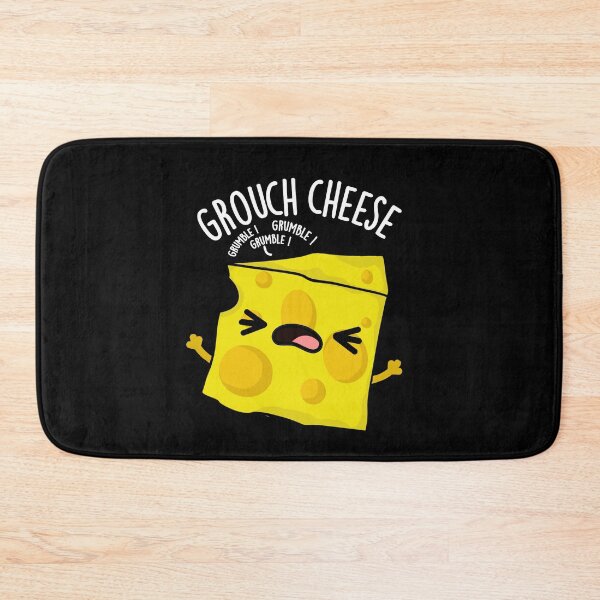 Item preview, Grou-cheese Funny Cheese Pun (Dark BG) designed and sold by punnybone.