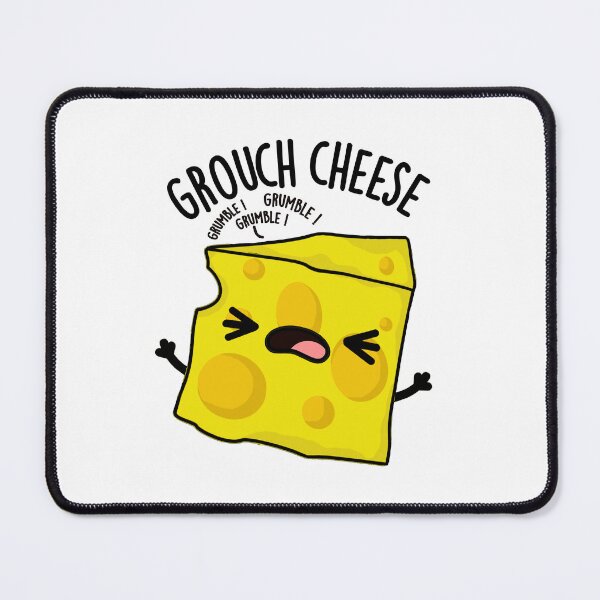 Item preview, Grou-cheese Funny Cheese Pun designed and sold by punnybone.