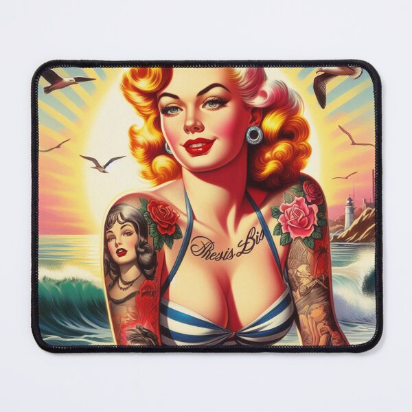 Item preview, Hot Blonde Pin-up designed and sold by PulpVintage.