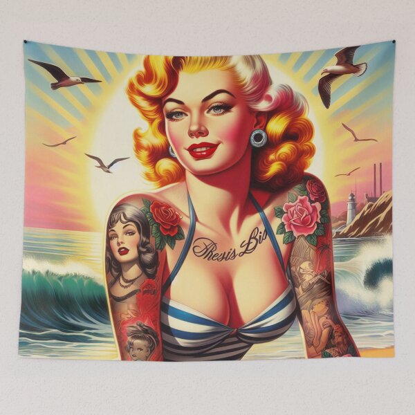 Item preview, Hot Blonde Pin-up designed and sold by PulpVintage.