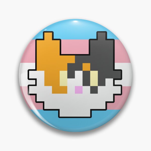 Item preview, Transgender Pixel Calico designed and sold by WulfBytez.