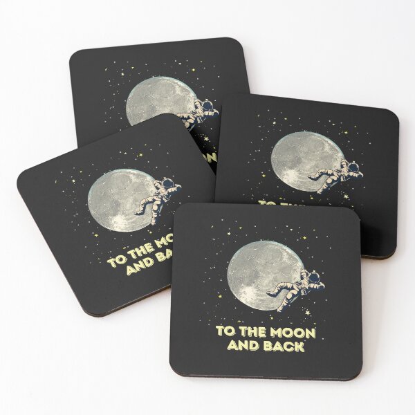 Item preview, TO THE MOON AND BACK designed and sold by SoulArtis.
