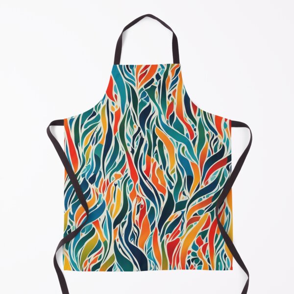 Item preview, Patrón abstracto colorido de algas marinas designed and sold by calibrit.
