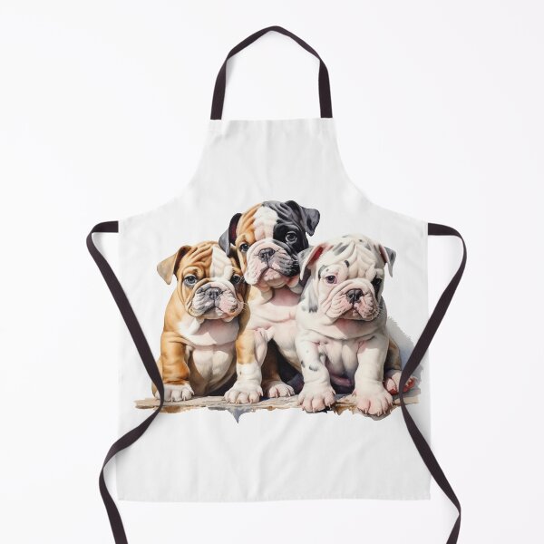 Item preview, Watercolor Bulldog Puppies designed and sold by ttntt.