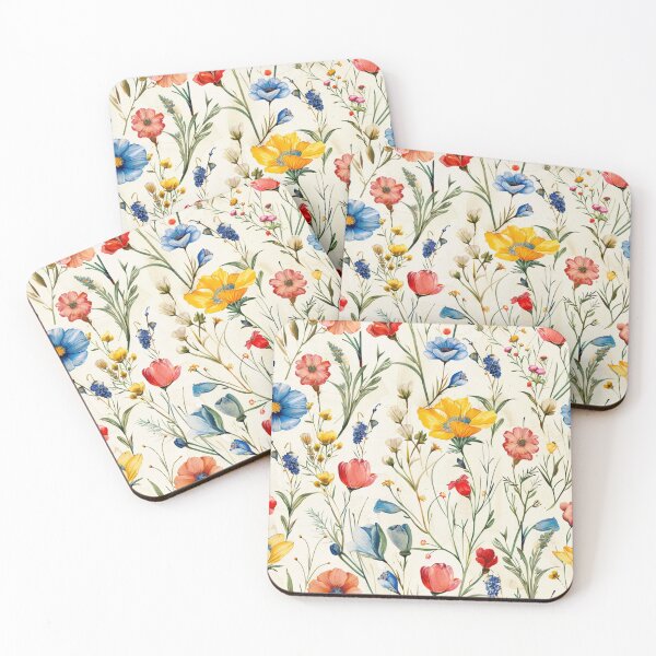 Item preview, Beautiful spring flowers print pattern designed and sold by HandCraftedArt.