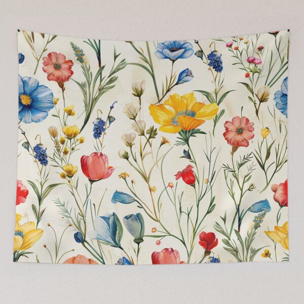 Item preview, Beautiful spring flowers print pattern designed and sold by HandCraftedArt.