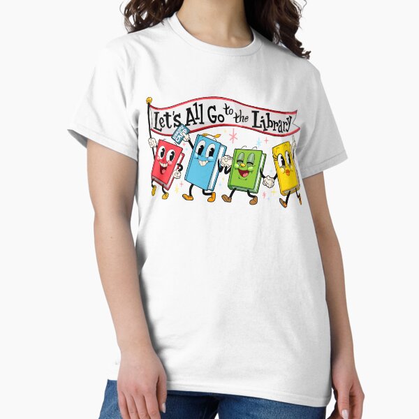 Item preview, Lets All Go to the Library ~ Marching Books designed and sold by ctkrstudio.