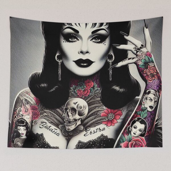 Item preview, Gothic Tattoo Woman designed and sold by PulpVintage.