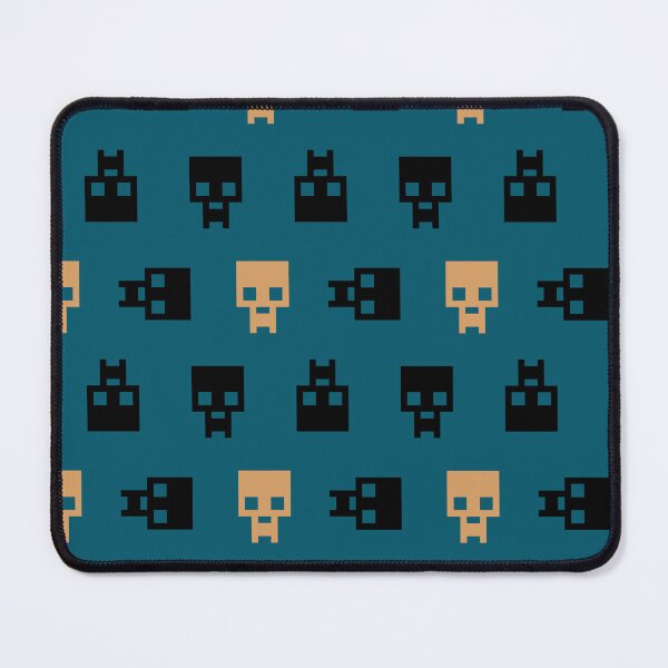 Item preview, Black & Gold  Pixel Skull - Cool skull pattern designed and sold by EWNDesigns.