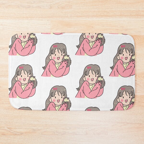 Item preview, Cute Girl with Hedgeoge designed and sold by Krsna Priya.