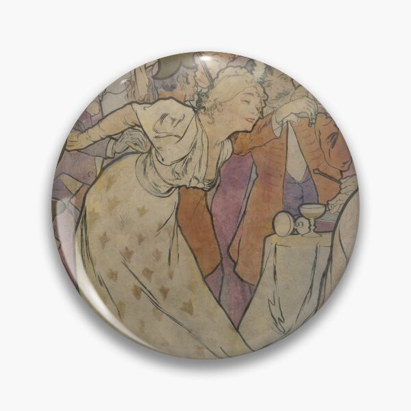 Item preview, Lovers Poster by Alphonse Mucha 1895 designed and sold by Oracle0702.