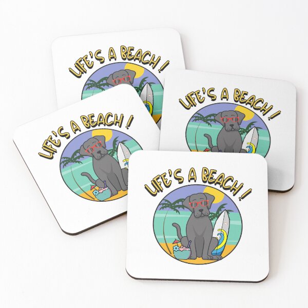 Item preview, Funny Big Dog on the beach designed and sold by Pet Station.