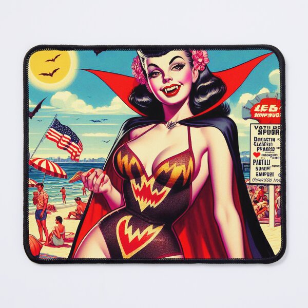 Item preview, Summer Vampire Girl designed and sold by PulpVintage.