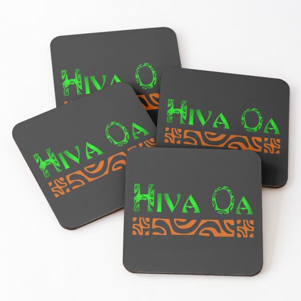 Item preview, HIVA OA (green) designed and sold by Nesian-Tahiti.