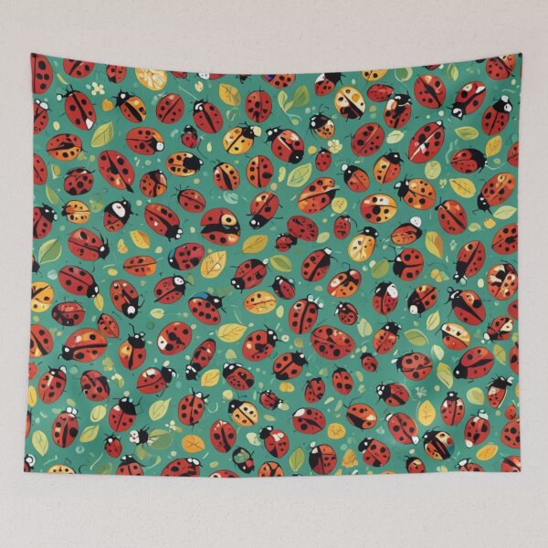 Item preview, Abstract Colorful Ladybug Pattern designed and sold by calibrit.
