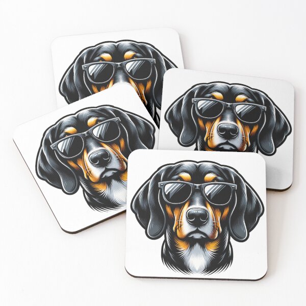 Item preview, Cool Black And Tan Coonhound Dog designed and sold by TheAnimalZ00.