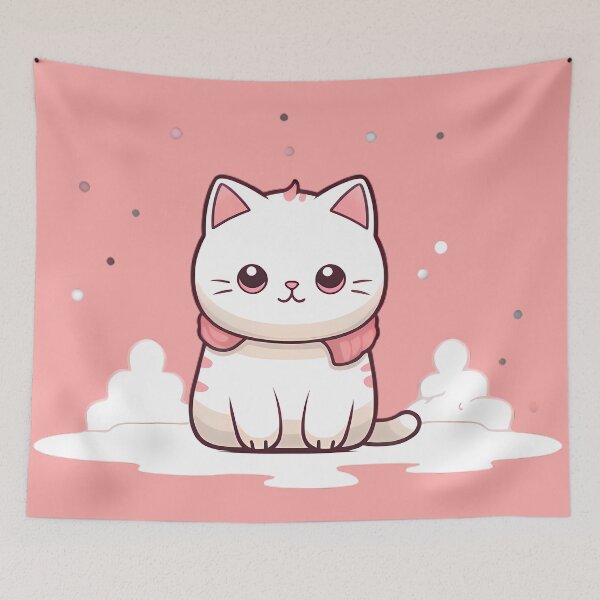 Item preview, Cute Cat In snow  designed and sold by adamcr.