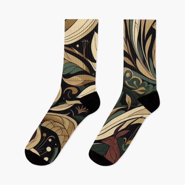 Item preview, Art Nouveau's Hidden Garden: Unveiling Nature's Elegance designed and sold by BobbyTee Merch.