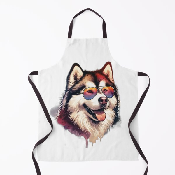 Item preview, Watercolor Alaskan Malamute Wearing Sunglasses designed and sold by TheAnimalZ00.