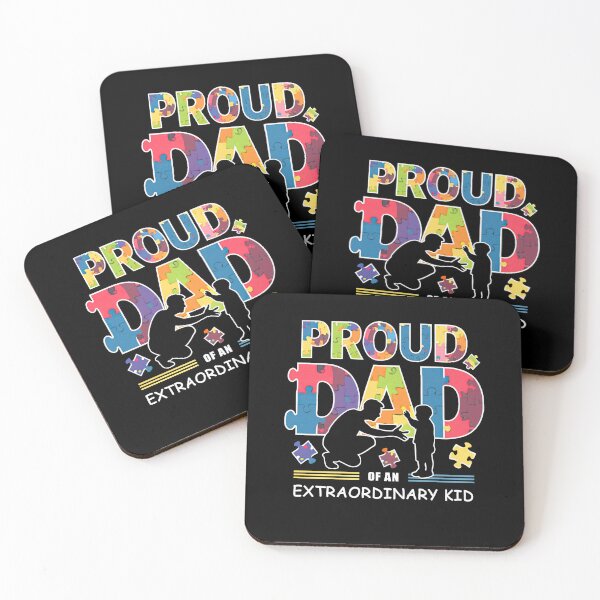 Item preview, Proud Autism Dad Apparel Matching Autism Awareness Father designed and sold by teeturle.
