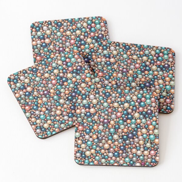 Item preview, Abstract Colorful Pearls Pattern designed and sold by calibrit.