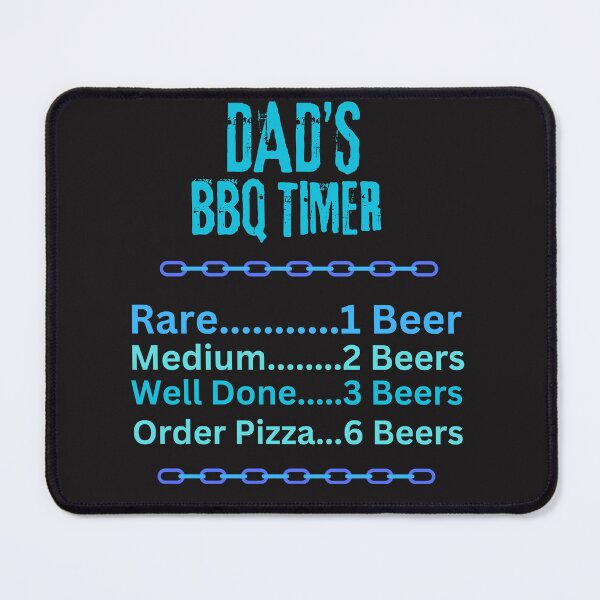 Item preview, Funny Dad's BBQ Timer Design designed and sold by AlienOccupation.