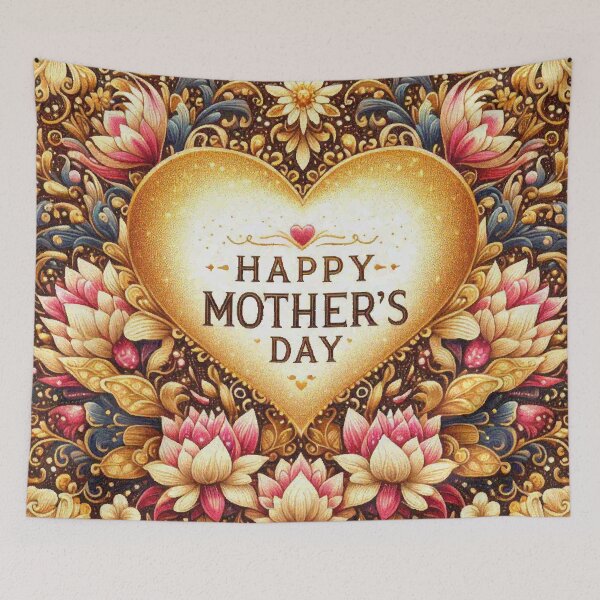 Item preview, Feliz día de la madre corazón dorado de una madre. designed and sold by Illuministique.