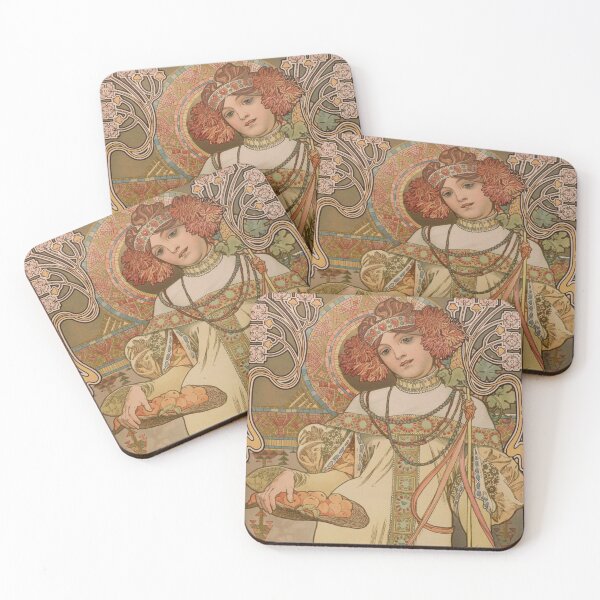 Item preview, Autumn by Alphonse Mucha 1900  designed and sold by Oracle0702.