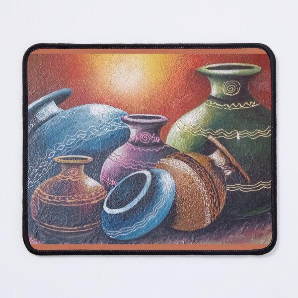 Item preview, Clay pot art. designed and sold by Mati Robledo.