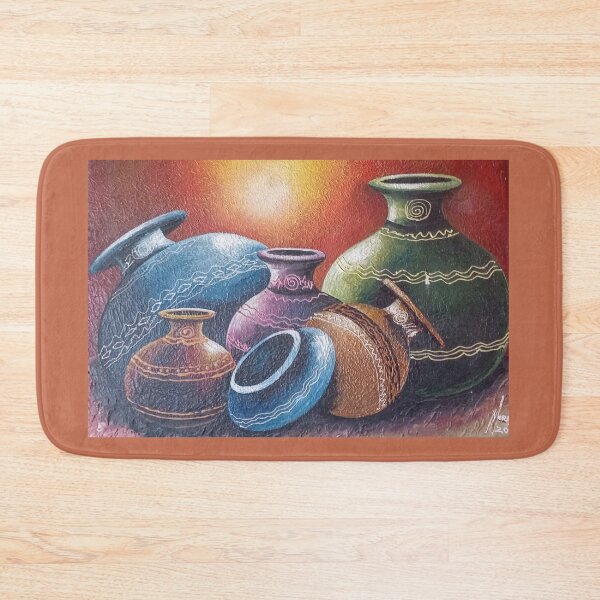 Item preview, Clay pot art. designed and sold by Mati Robledo.