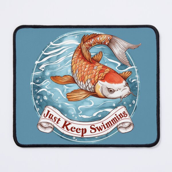 Item preview, Just Keep Swimming Koi Fish designed and sold by SplendidThings.