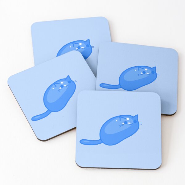 Item preview, Blue jelly bean cat designed and sold by Cre8iveCat.