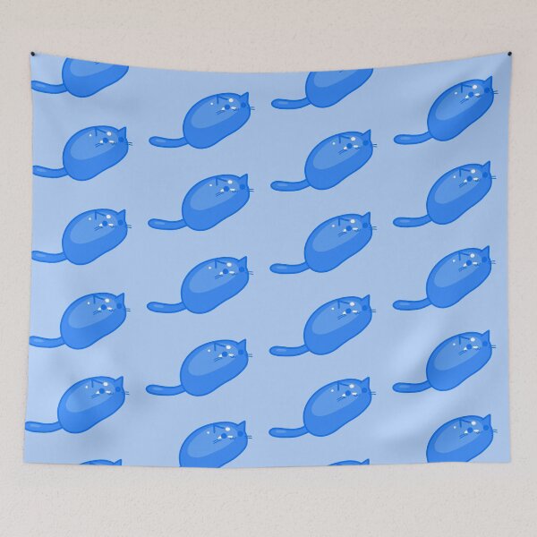 Item preview, Blue jelly bean cat designed and sold by Cre8iveCat.