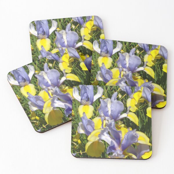 Item preview, Profusion of Purple and Yellow Dutch Iris  designed and sold by JoyousArt4u.