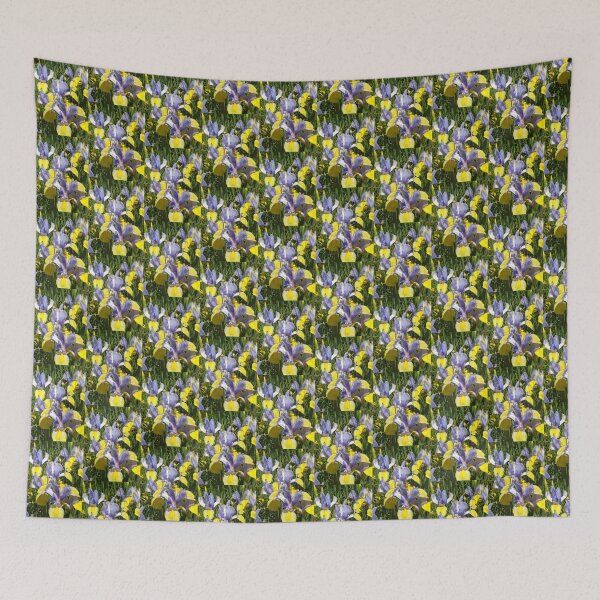 Item preview, Profusion of Purple and Yellow Dutch Iris  designed and sold by JoyousArt4u.