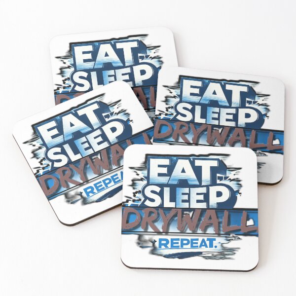 Item preview, Eat, Sleep, Repeat, Drywall designed and sold by TriForceDesign.