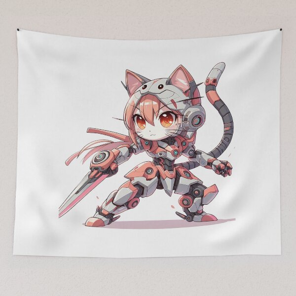 Item preview, anime cat mech designed and sold by Suukunna.
