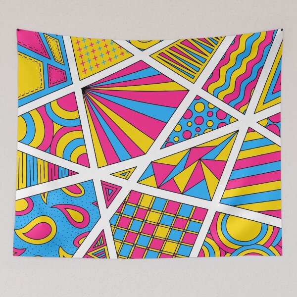 Item preview, Pansexual Pan Pride Zen Doodle Abstract Modern designed and sold by JoyfulJen.