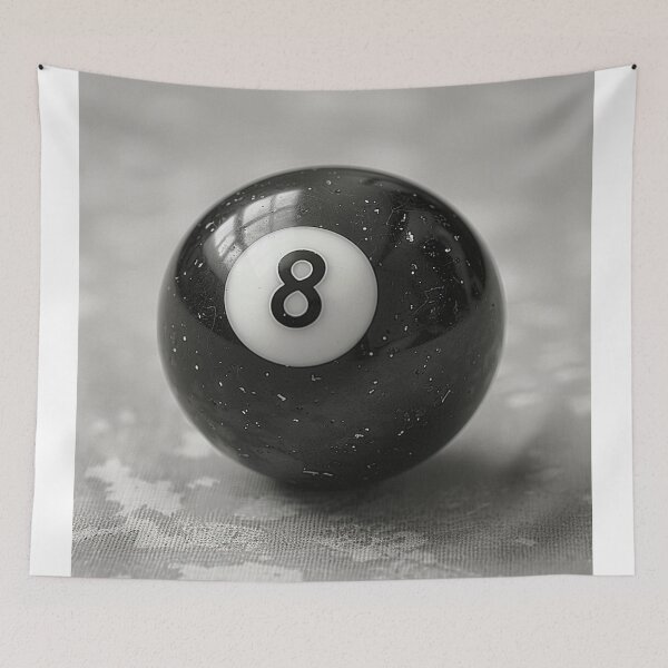 Item preview, 8 Number Pool | Black and White designed and sold by designselegant.