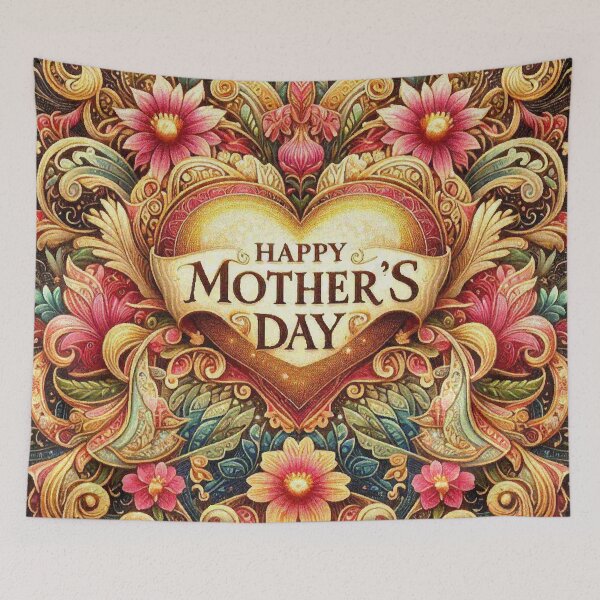 Artikelvorschau, Geschenk für Mütter Muttertag Gold Herz Blumen Blume entworfen und verkauft von Illuministique.